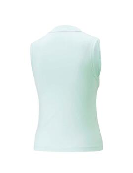 Camiseta Puma ESS Slim Logo Tank Verde Mujer