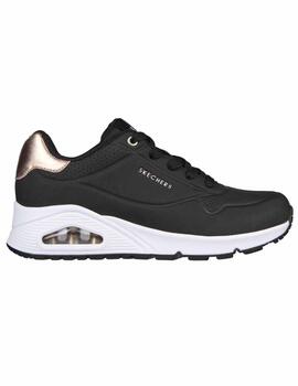 Zapatillas Skechers Uno Golden Air Negro Mujer