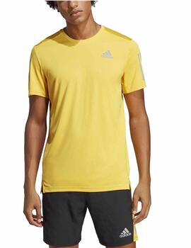 Camiseta Adidas Own The Run Amarillo Hombre