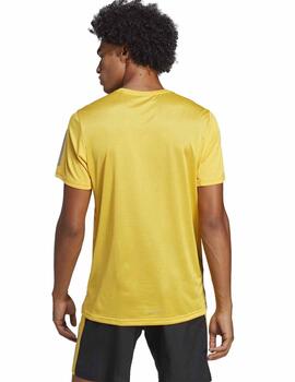 Camiseta Adidas Own The Run Amarillo Hombre