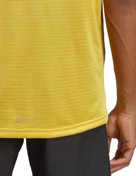 Camiseta Adidas Own The Run Amarillo Hombre