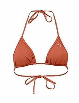 Top de Bikini Puma Triangle Naranja Mujer