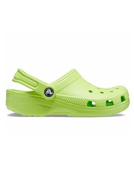 Zuecos Crocs Classic Clog T Verde Lima