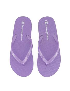 Chanclas Champion Metal Glam FlipFlop Morado Mujer