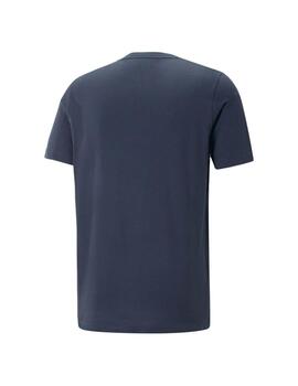 Camiseta Puma ESS+ 2 Col Small Log Azul Hombre