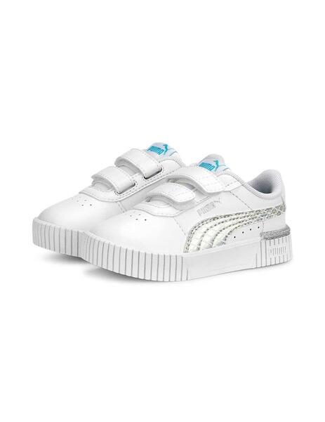 Descartar Elección Anfibio Zapatillas Puma Carina 2.0 Mermaid V Inf Bco Niña