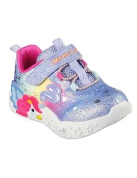 Zapatillas Skechers S-Lights Unicorn Azul/Mtc Niña