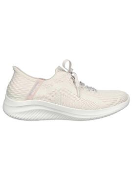 Zapatillas Skechers Ultra Flex 3.0 B.P Crudo Mujer