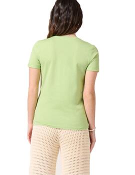 Camiseta Naf Naf Opalma Verde Mujer