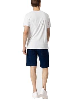 Bermuda Tiffosi Indigo Knit Short_33 Marino Hombre