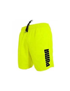 Bañador Puma Mid Shorts Amarillo Fluor Hombre