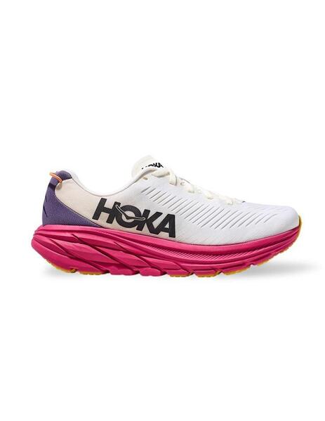 Zapatillas Hoka W Rincon 3 Blanco/Fucsia Mujer