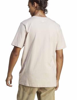 Camiseta Adidas M BL SJ T Beige/Verde Hombre