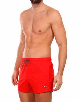 Bañador Puma Short Length Rojo Hombre