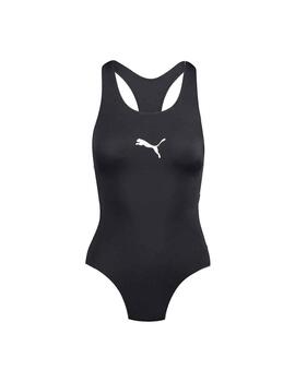 Bañador Puma Swim Racerback Negro Mujer