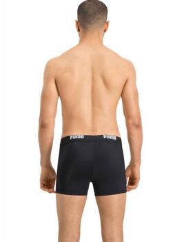 Bañador Puma Swim Logo Boxer Negro Hombre