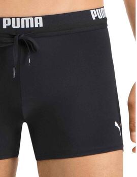 Bañador Puma Swim Logo Boxer Negro Hombre