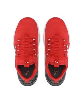 Zapatillas Puma Retaliate 2 Jr Rojo/Negro