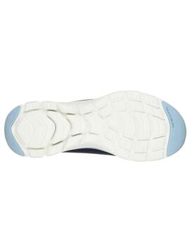 Zapatillas Skechers Flex App 3.0 Bril.v Mano Mujer