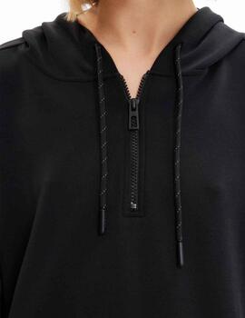 Sudadera Desigual Marion Negro Mujer