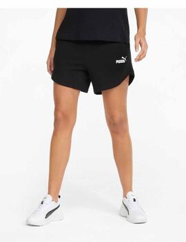 Short Puma ESS 5' High Waist Negro Mujer