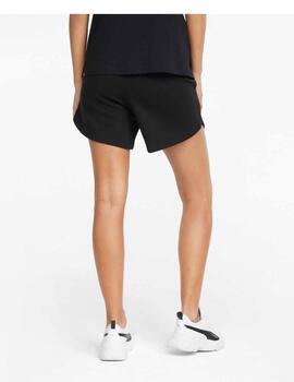 Short Puma ESS 5' High Waist Negro Mujer