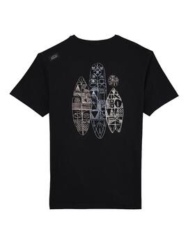 Camiseta Oxbow Tirikou MC Negro Hombre