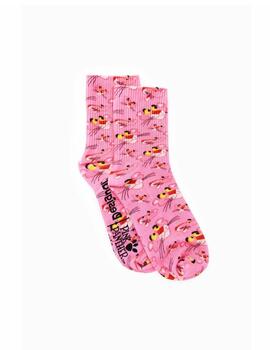 Calcetines Desigual Pink Panther Rosa Mujer