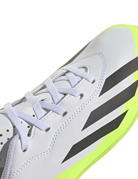 Zapatillas Adidas X Crazyfast.4 IN J Bco/Ne/Ve