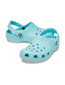 Zuecos Crocs Classic Clog K Azul Agua Junior