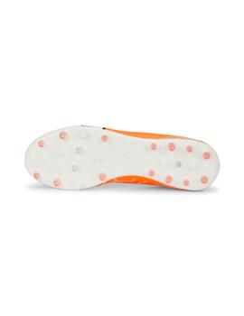 Botas Puma Ultra Play MG Naranja/Blanco