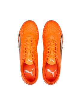 Botas Puma Ultra Play MG Naranja/Blanco