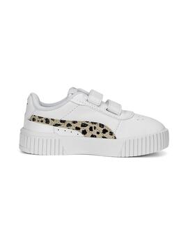 Zapatillas Puma Carina 2.0 Animal V Inf Bco Niña