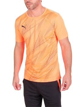 Camiseta Puma IndividualRISE Naranja Fluor Hombre