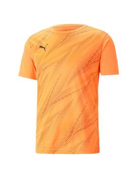 Camiseta Puma IndividualRISE Naranja Fluor Hombre