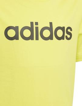 Camiseta Adidas YB E Lin Amarillo