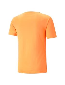 Camiseta Puma IndividualRISE Naranja Fluor Hombre