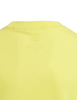 Camiseta Adidas YB E Lin Amarillo