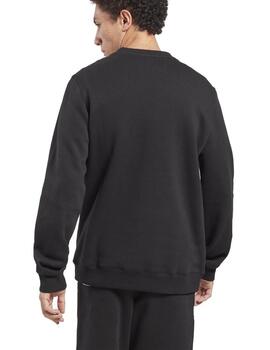 Sudadera Reebok RI FLC Big Logo Negro Hombre