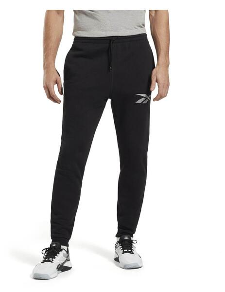 Pantalón deportivo polar Essentials para hombre, Negro