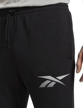 Pantalon Reebok RI Logo Negro Hombre