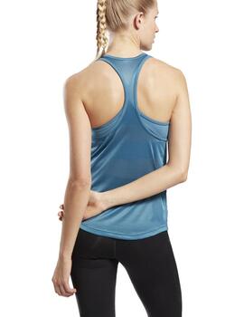 Camiseta Reebok ID Train Mesh Tank Azul Mujer