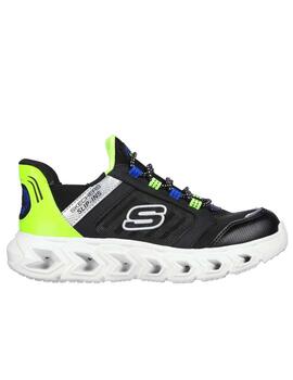 Zapatillas Skechers Hypno-Flash 2.0 Negro Niño