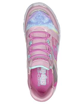 Zapatillas Skechers Galaxy Lights Rosa Niña