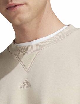 Sudadera Adidas M ALL SZN SWT Beige Hombre