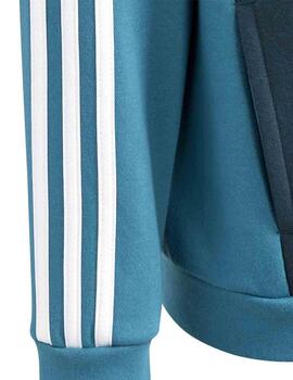 Chandal Adidas J S Tib FL Azul/Blanco/Verde Niño