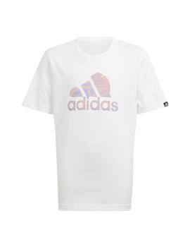 Camiseta Adidas G Bos Nature Blanco Niña