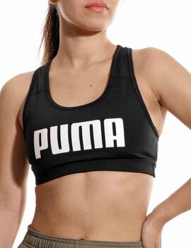 Top Puma Mid Impact 4Keeps Negro/Blanco Mujer