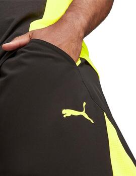 Short Puma Fit Ultrabreath Negro/Amarillo Hombre