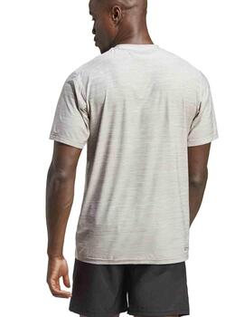 Camiseta Adidas TR-ES Stretch Gris Hombre